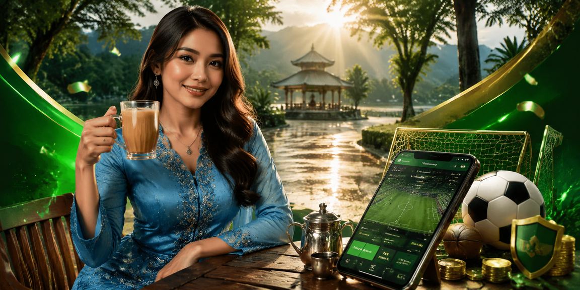 Pengguna Malaysia dalam pakaian baju kurung bermain kasino langsung melalui telefon bimbit